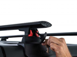 Jeep Gladiator Roof Rack - Rhino-Rack - Heavy Duty 2 Bar w/RCL Legs - Black - `20-`25 Jeep Gladiator Roof Rack - Rhino-Rack - Heavy Duty 2 Bar w/RCL Legs - Black - `20-`25